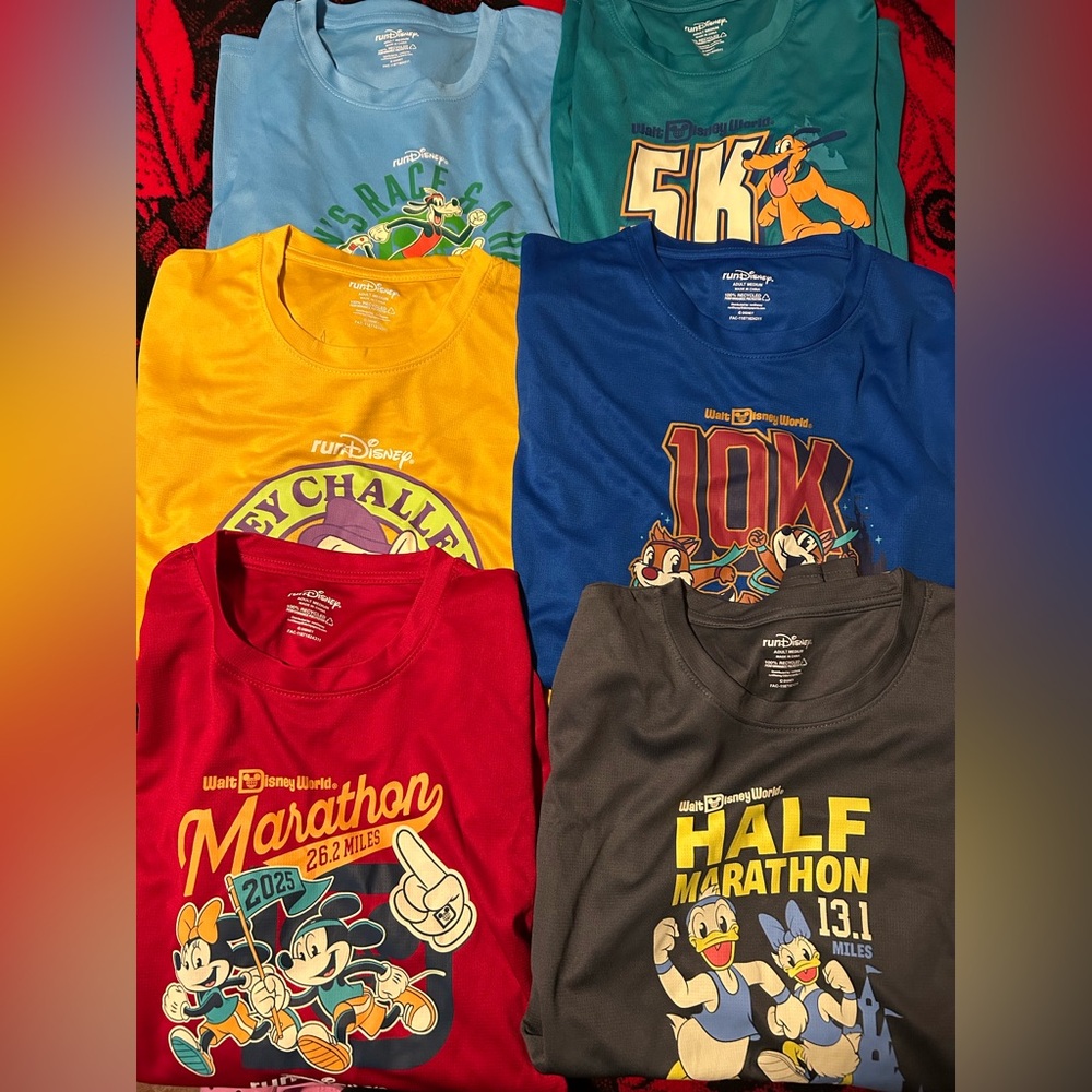 RunDisney Shirts Medium Long Sleeve